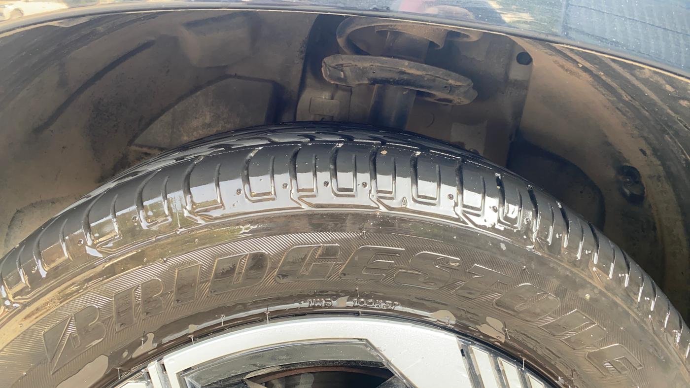 2025 Tata Curvv Pure Plus S 1.2 Petrol 7DCA, Petrol, Automatic, 5,167 km, Left Front Tyre Tread
