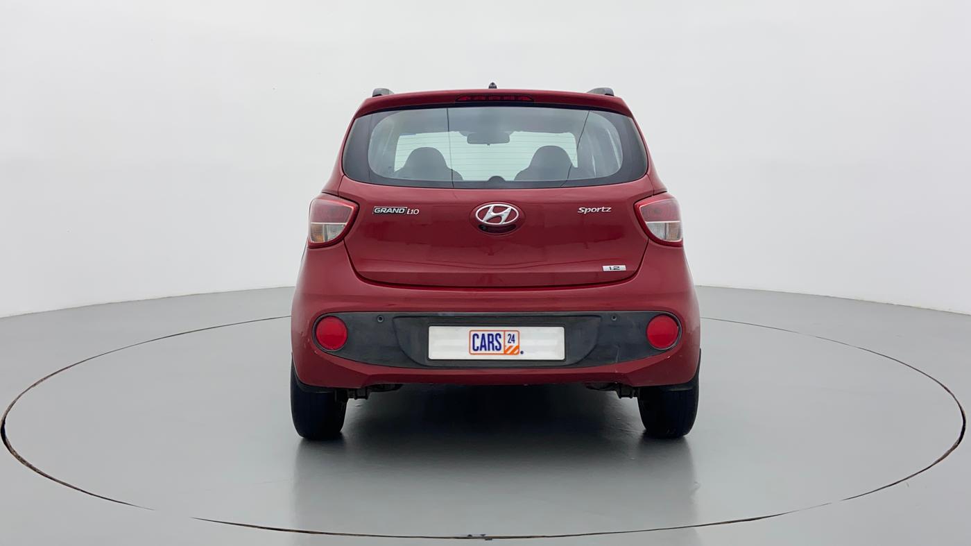 2017 Hyundai Grand i10 SPORTZ (O) 1.2 KAPPA VTVT, Petrol, Manual, 70,336 km, Back/Rear