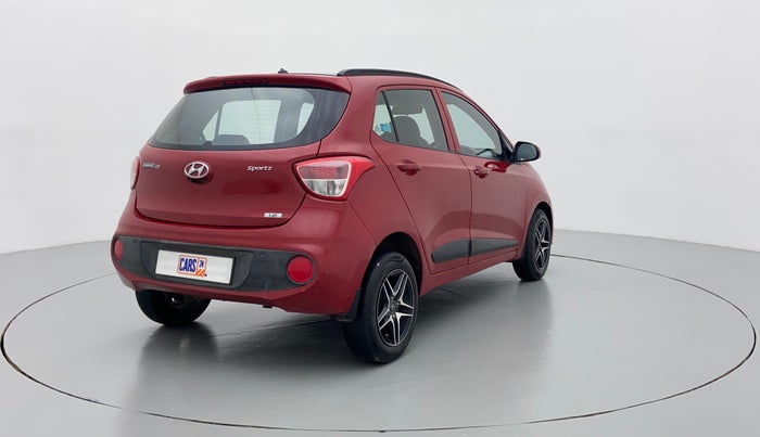 2017 Hyundai Grand i10 SPORTZ (O) 1.2 KAPPA VTVT, Petrol, Manual, 70,336 km, Right Back Diagonal