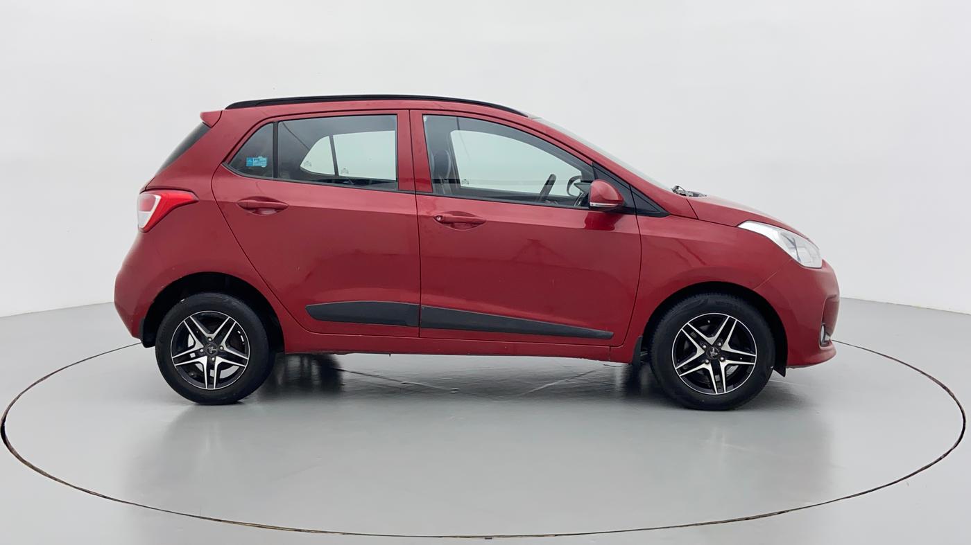 2017 Hyundai Grand i10 SPORTZ (O) 1.2 KAPPA VTVT, Petrol, Manual, 70,336 km, Right Side View