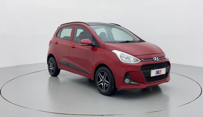 2017 Hyundai Grand i10 SPORTZ (O) 1.2 KAPPA VTVT, Petrol, Manual, 70,336 km, Right Front Diagonal