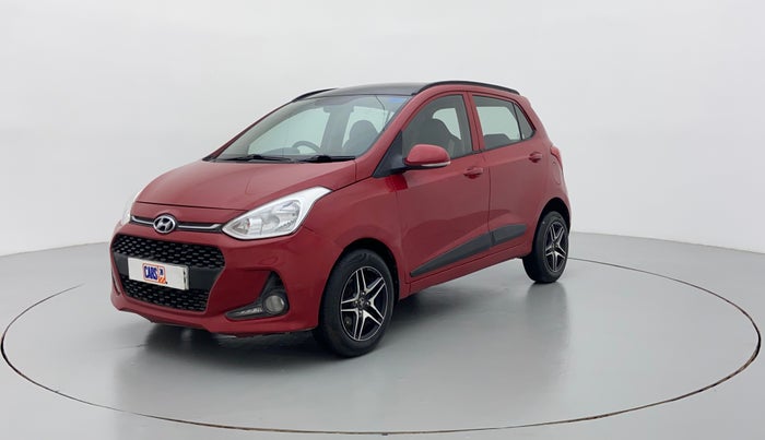 2017 Hyundai Grand i10 SPORTZ (O) 1.2 KAPPA VTVT, Petrol, Manual, 70,336 km, Left Front Diagonal
