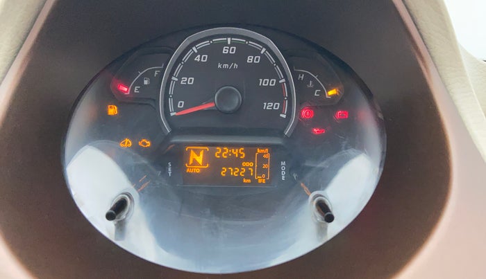 2015 Tata Nano TWIST XTA, Petrol, Automatic, 27,225 km, Odometer View