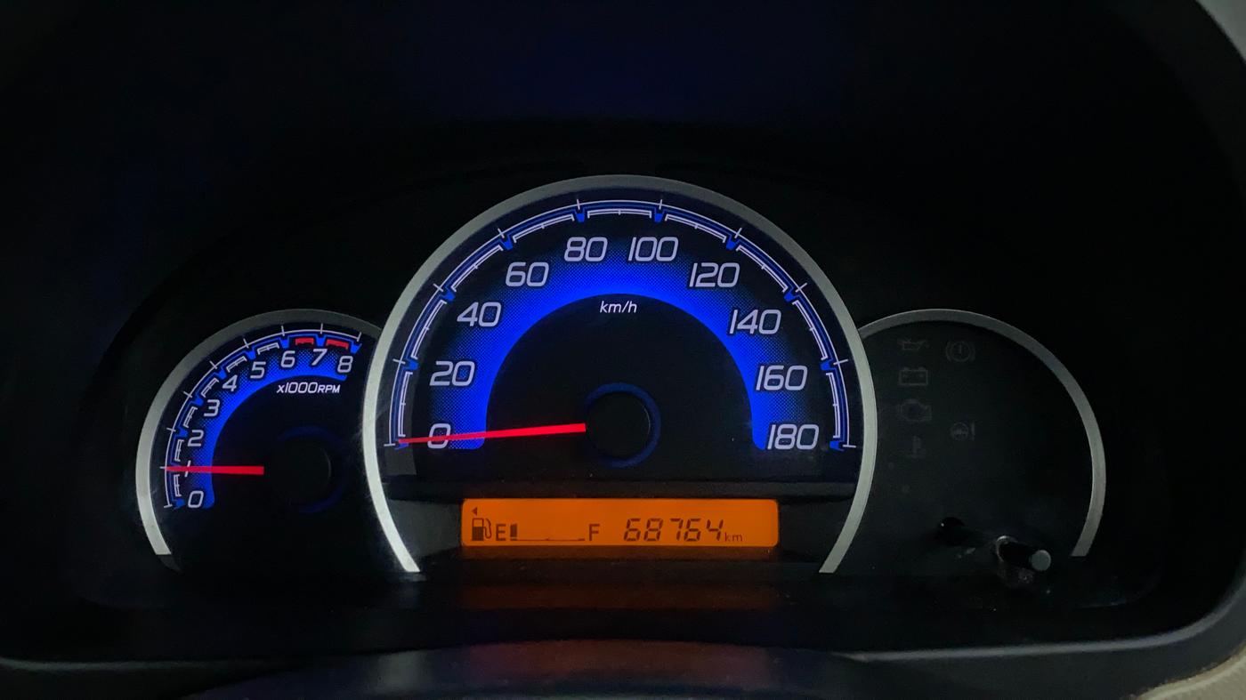 2018 Maruti Wagon R 1.0 VXI, Petrol, Manual, 68,808 km, Odometer Image