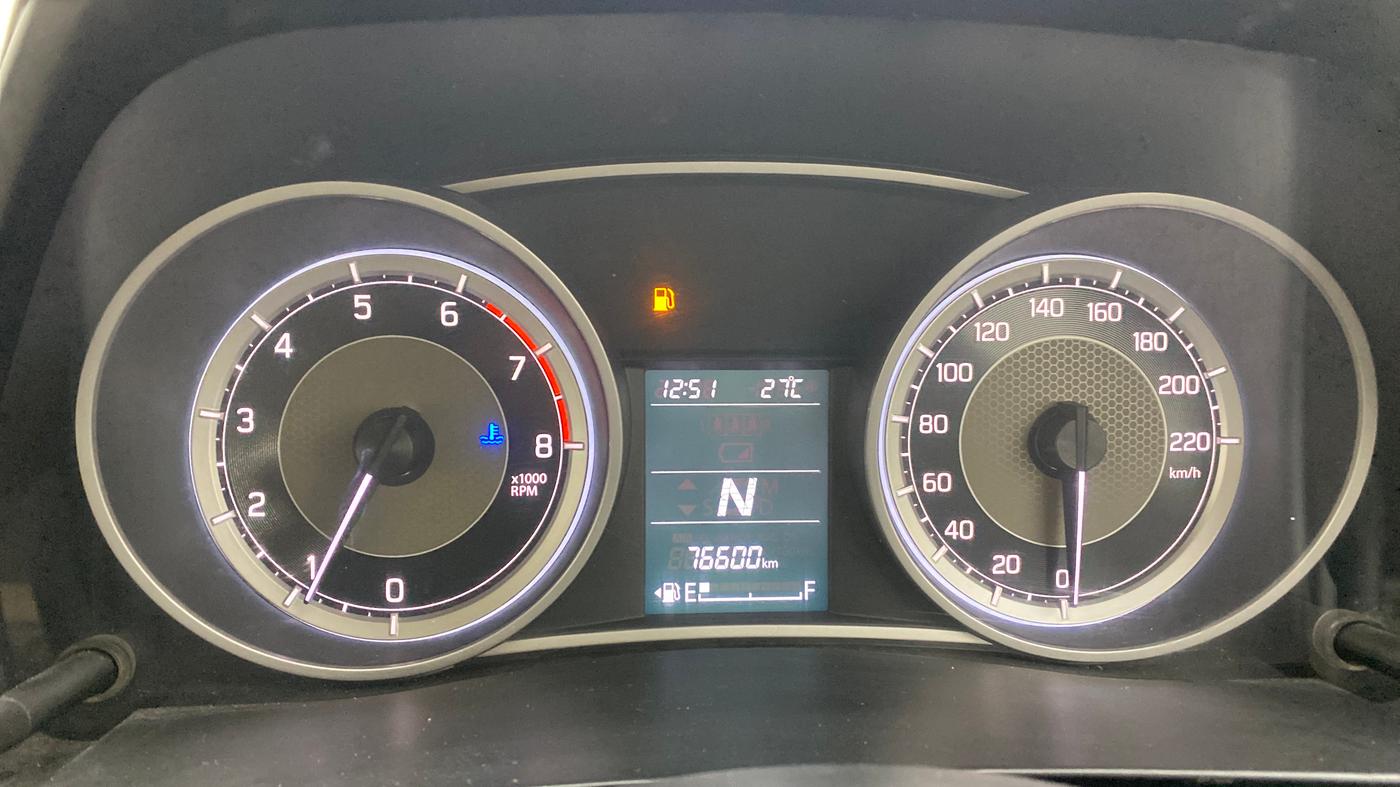 2018 Maruti Dzire VXI AMT, Petrol, Automatic, 76,599 km, Odometer Image