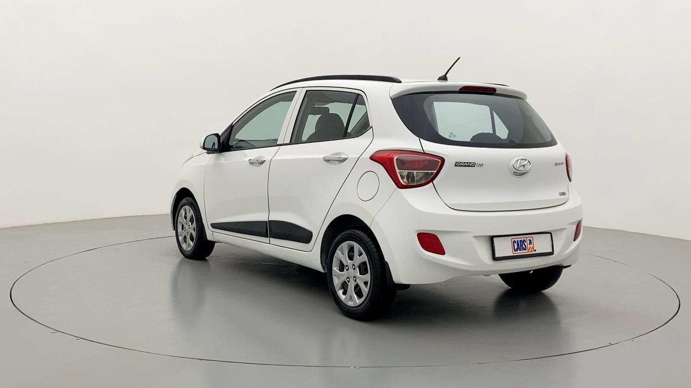 2015 Hyundai Grand i10 SPORTZ 1.2 KAPPA VTVT, Petrol, Manual, 1,45,534 km, Left Back Diagonal (45- Degree) View