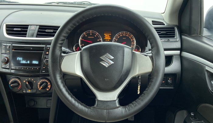 2012 Maruti Swift VDI, Diesel, Manual, Steering Wheel Close Up