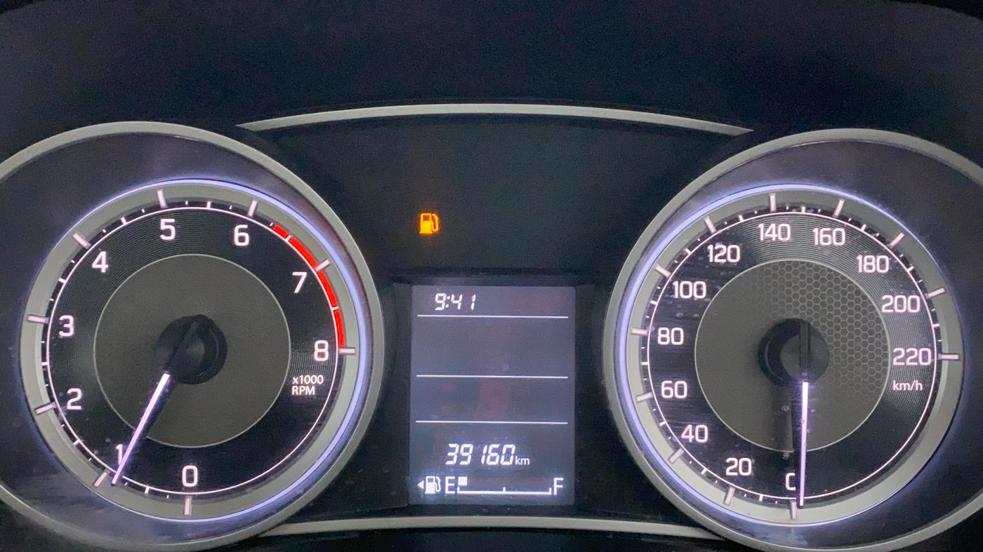 2017 Maruti Dzire VXI, Petrol, Manual, 39,213 km, Odometer Image