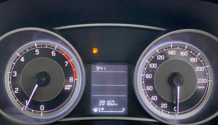 2017 Maruti Dzire VXI, Petrol, Manual, 39,213 km, Odometer Image