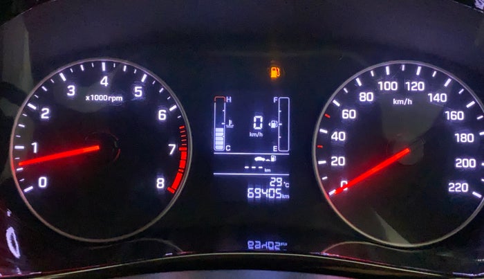 2019 Hyundai Elite i20 SPORTZ PLUS 1.2, Petrol, Manual, 69,353 km, Odometer Image