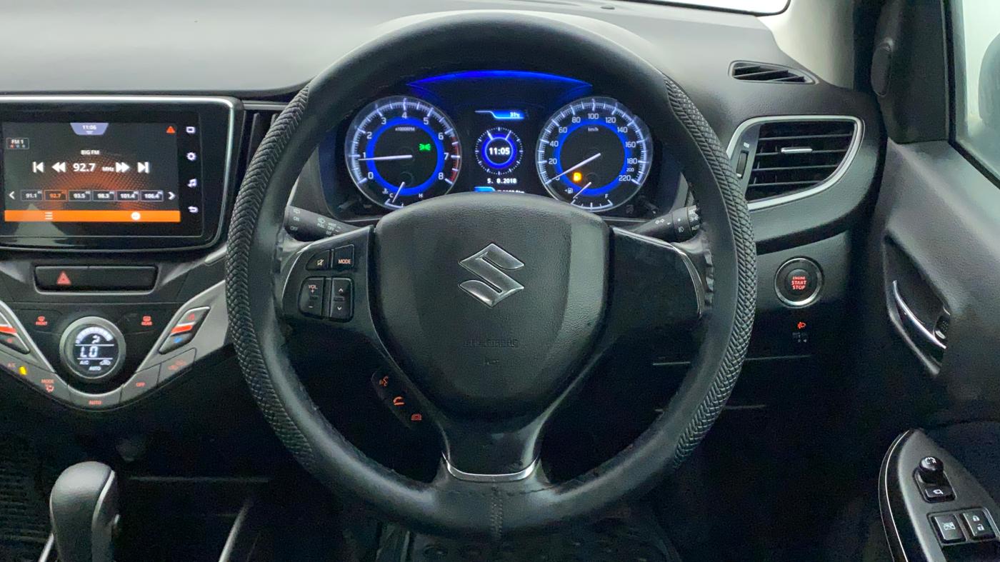 2020 Maruti Baleno ALPHA CVT PETROL 1.2, Petrol, Automatic, 29,218 km, Steering Wheel Close Up