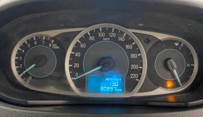 2016 Ford Figo Aspire TITANIUM 1.2 PETROL, Petrol, Manual, 80,896 km, Odometer Image