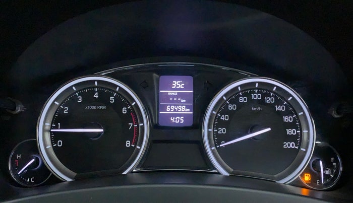 2017 Maruti Ciaz ZETA 1.4 VVT, Petrol, Manual, 69,569 km, Odometer Image