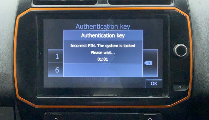 2020 Renault Kwid CLIMBER 1.0 AMT (O), Petrol, Automatic, 25,218 km, Infotainment System
