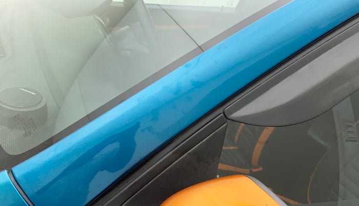 2020 Renault Kwid CLIMBER 1.0 AMT (O), Petrol, Automatic, 25,218 km, Left A pillar - Minor scratches