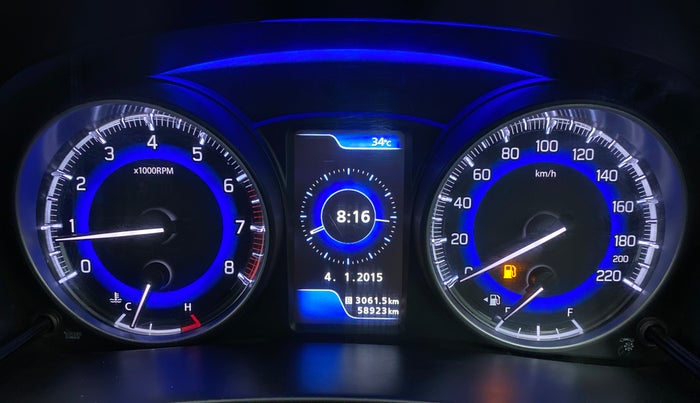 2015 Maruti Baleno ZETA 1.2 K12, Petrol, Manual, 59,379 km, Odometer Image