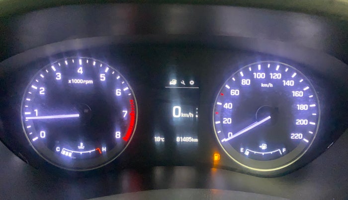 2017 Hyundai Elite i20 ASTA 1.2 (O), Petrol, Manual, 81,441 km, Odometer Image
