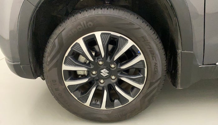 2022 Maruti Vitara Brezza ZXI PLUS AT SHVS, Petrol, Automatic, 2,370 km, Left Front Wheel