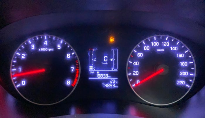 2020 Hyundai Elite i20 SPORTZ PLUS 1.2, CNG, Manual, 75,324 km, Odometer Image