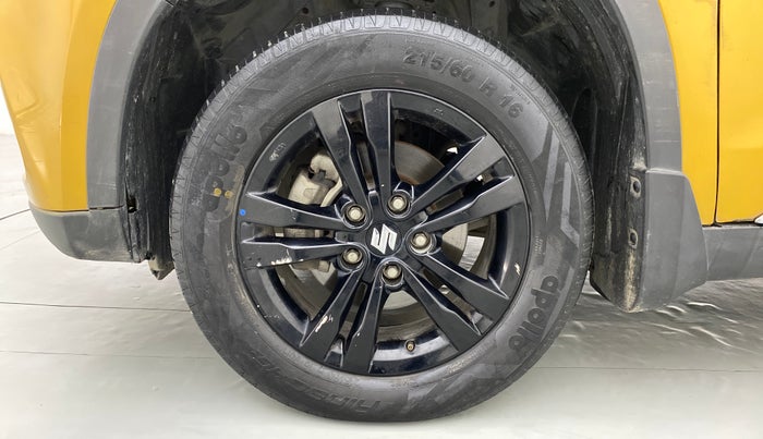 2018 Maruti Vitara Brezza ZDI+ DUAL TONE AMT, Diesel, Automatic, 45,384 km, Left Front Wheel