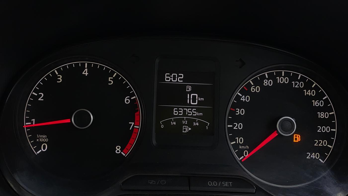 2014 Volkswagen Polo HIGHLINE1.2L, Petrol, Manual, 64,037 km, Odometer Image
