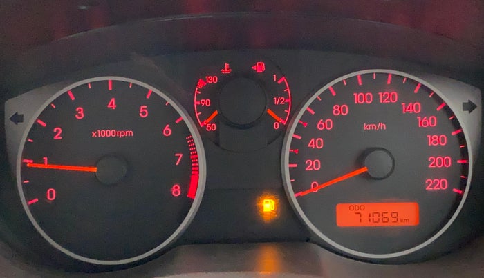 2010 Hyundai i20 MAGNA 1.2, Petrol, Manual, 71,207 km, Odometer Image