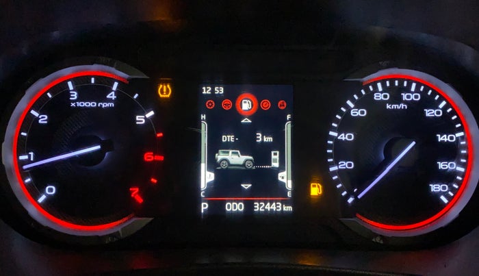 2021 Mahindra Thar LX PETROL HT 4WD AT, Petrol, Automatic, 32,443 km, Odometer Image