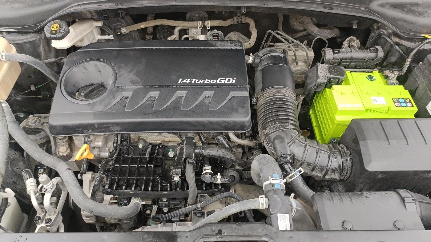 2021 Hyundai Creta SX (O) 1.4 TURBO DCT, Petrol, Automatic, 97,391 km, Engine View