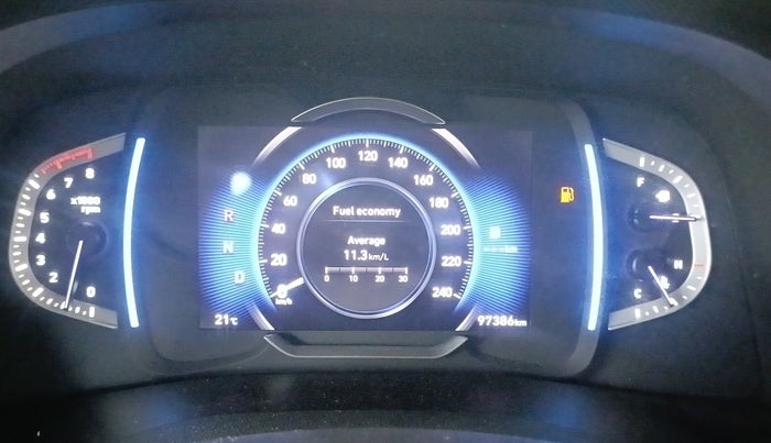 2021 Hyundai Creta SX (O) 1.4 TURBO DCT, Petrol, Automatic, 97,337 km, Odometer Image