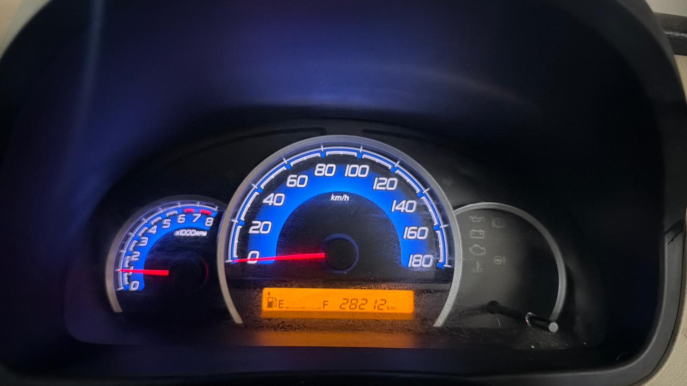 2017 Maruti Wagon R 1.0 VXI, Petrol, Manual, 28,201 km, Odometer Image