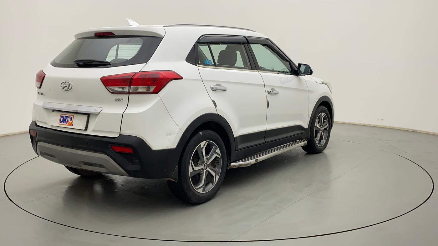 2018 Hyundai Creta SX (O) 1.6 PETROL, Petrol, Manual, 60,036 km, Right Back Diagonal