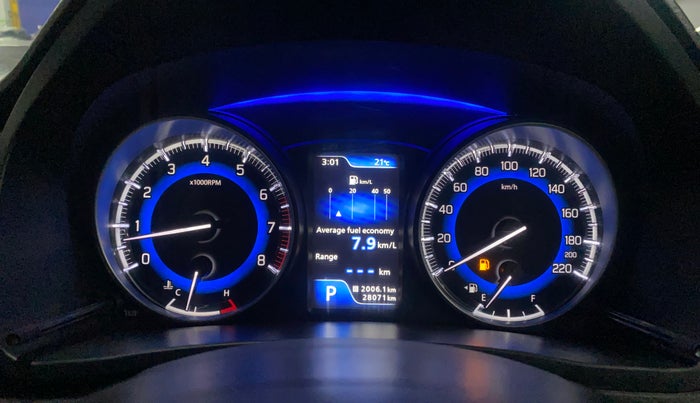 2021 Maruti Baleno ZETA CVT PETROL 1.2, Petrol, Automatic, 28,062 km, Odometer Image