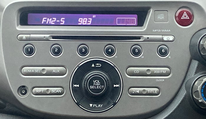 2011 Honda Jazz 1.2 L I-VTEC SELECT, Petrol, Manual, 63,744 km, Infotainment System