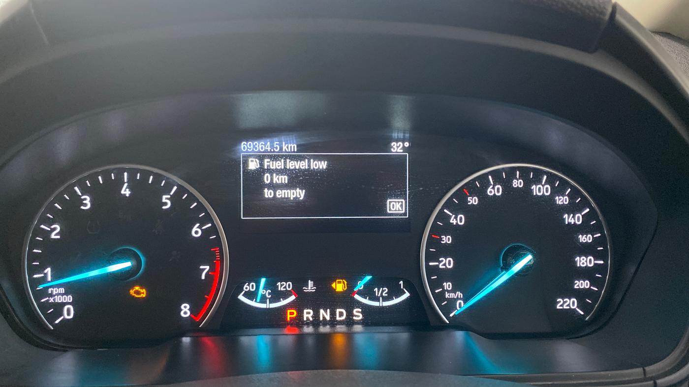 2019 Ford Ecosport TITANIUM + 1.5L PETROL AT, CNG, Automatic, 69,791 km, Odometer Image