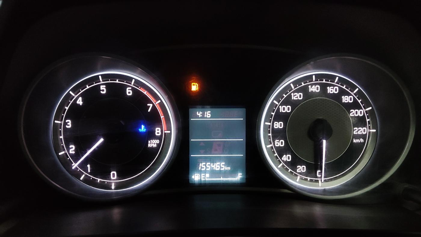 2021 Maruti Dzire VXI, Petrol, Manual, 1,55,543 km, Odometer Image