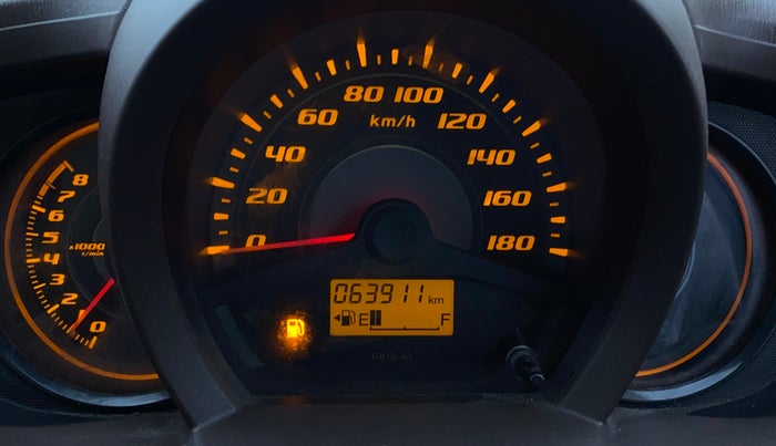 2013 Honda Amaze 1.2L I-VTEC S, Petrol, Manual, 63,907 km, Odometer Image