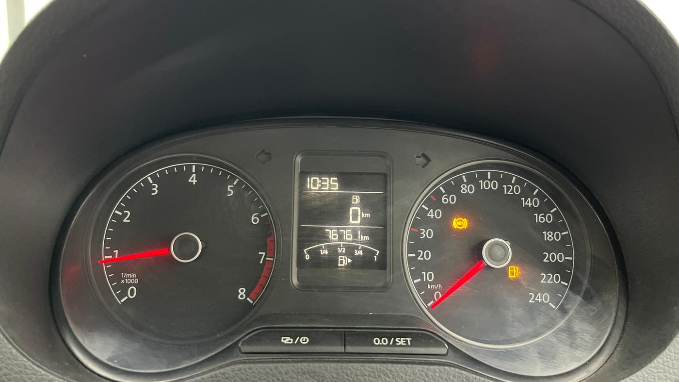 2016 Volkswagen Ameo HIGHLINE1.2L, Petrol, Manual, 76,825 km, Odometer Image