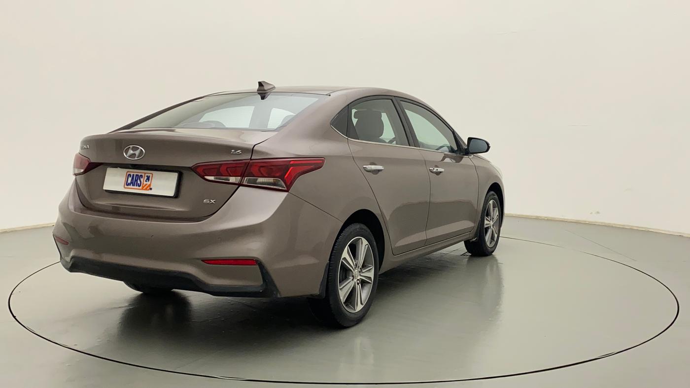 2019 Hyundai Verna 1.6 VTVT SX, Petrol, Manual, 84,143 km, Right Back Diagonal