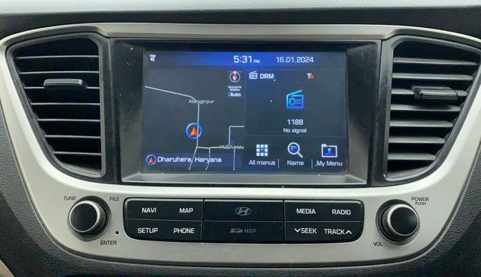 2019 Hyundai Verna 1.6 VTVT SX, Petrol, Manual, 84,143 km, Infotainment System