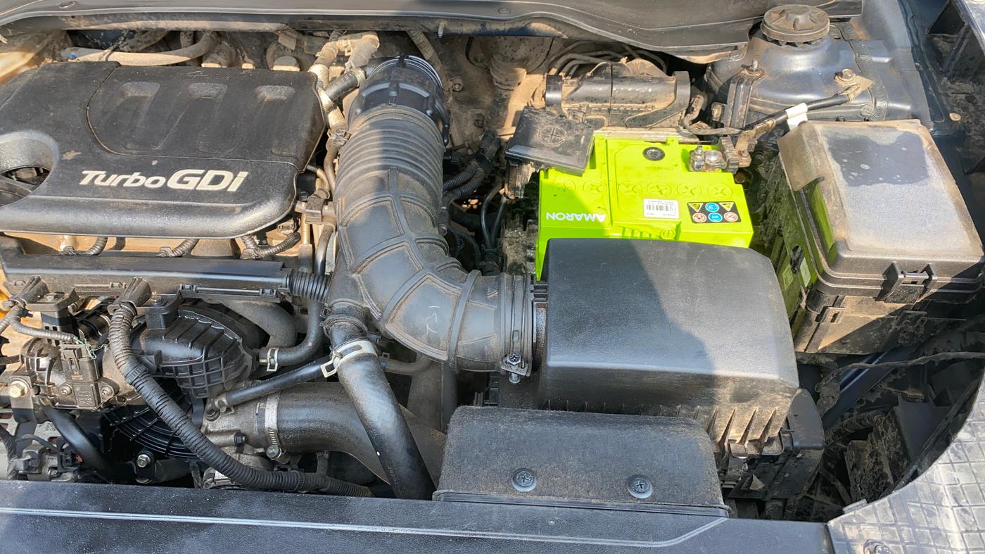2020 Hyundai VENUE SX 1.0 (O) TURBO, Petrol, Manual, 87,377 km, Engine View - Left