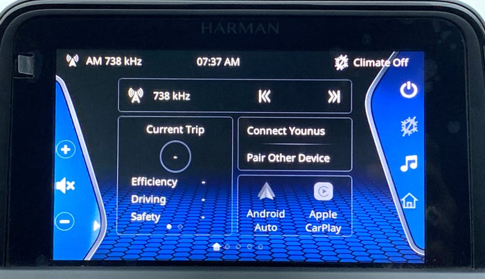 2021 Tata NEXON XZ PLUS DIESEL DUAL TONE, Diesel, Manual, 73,053 km, Infotainment System