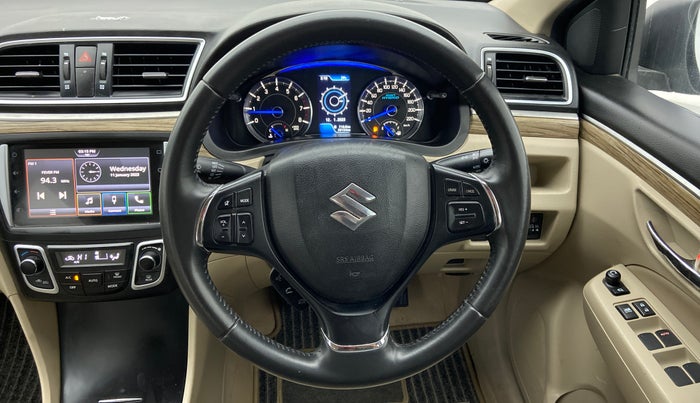 2021 Maruti Ciaz ALPHA 1.5 SHVS PETROL, Petrol, Manual, 29,134 km, Steering Wheel Close Up