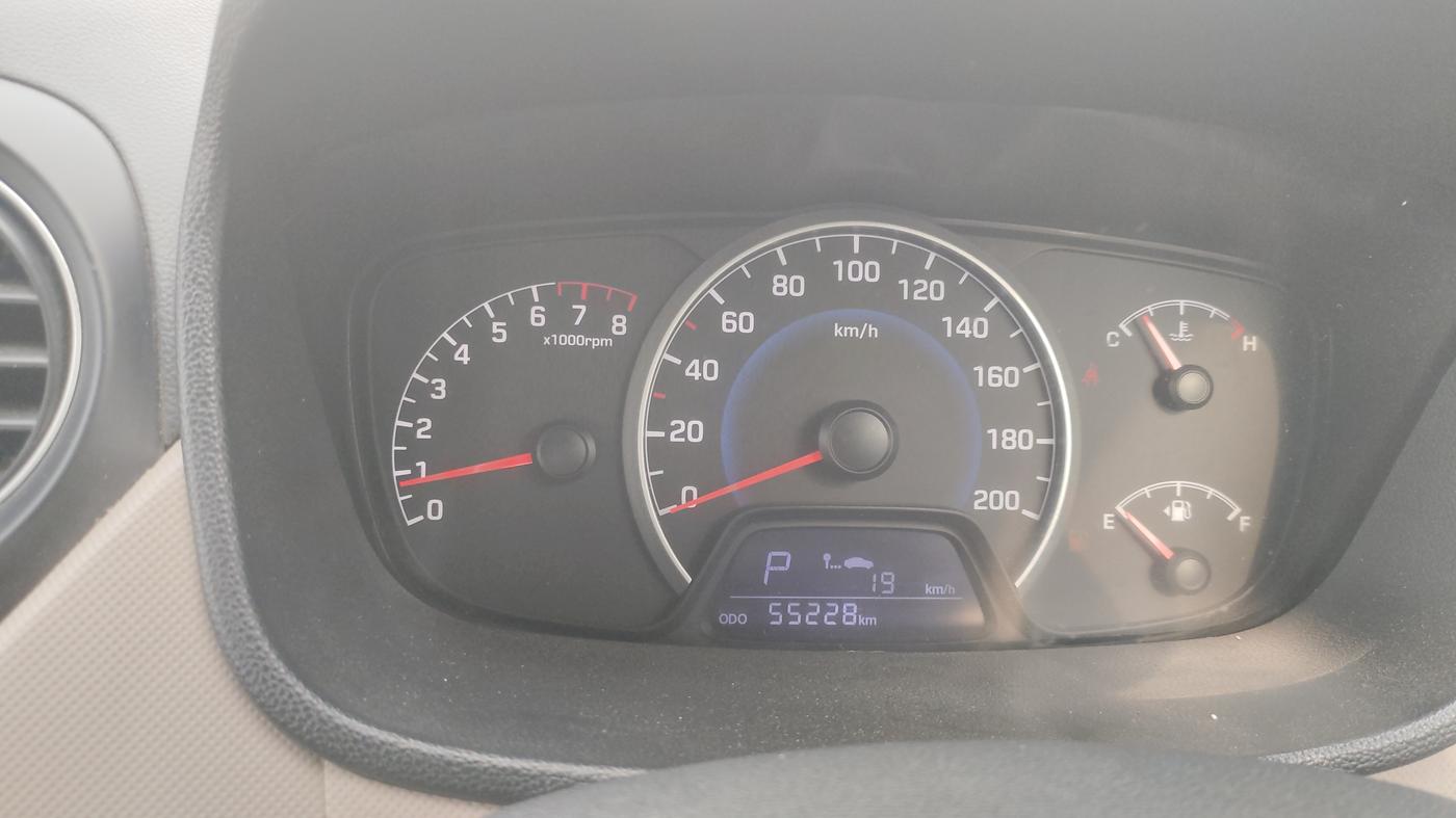 2016 Hyundai Grand i10 ASTA (O) AT 1.2 KAPPA VTVT, Petrol, Automatic, 55,073 km, Odometer Image