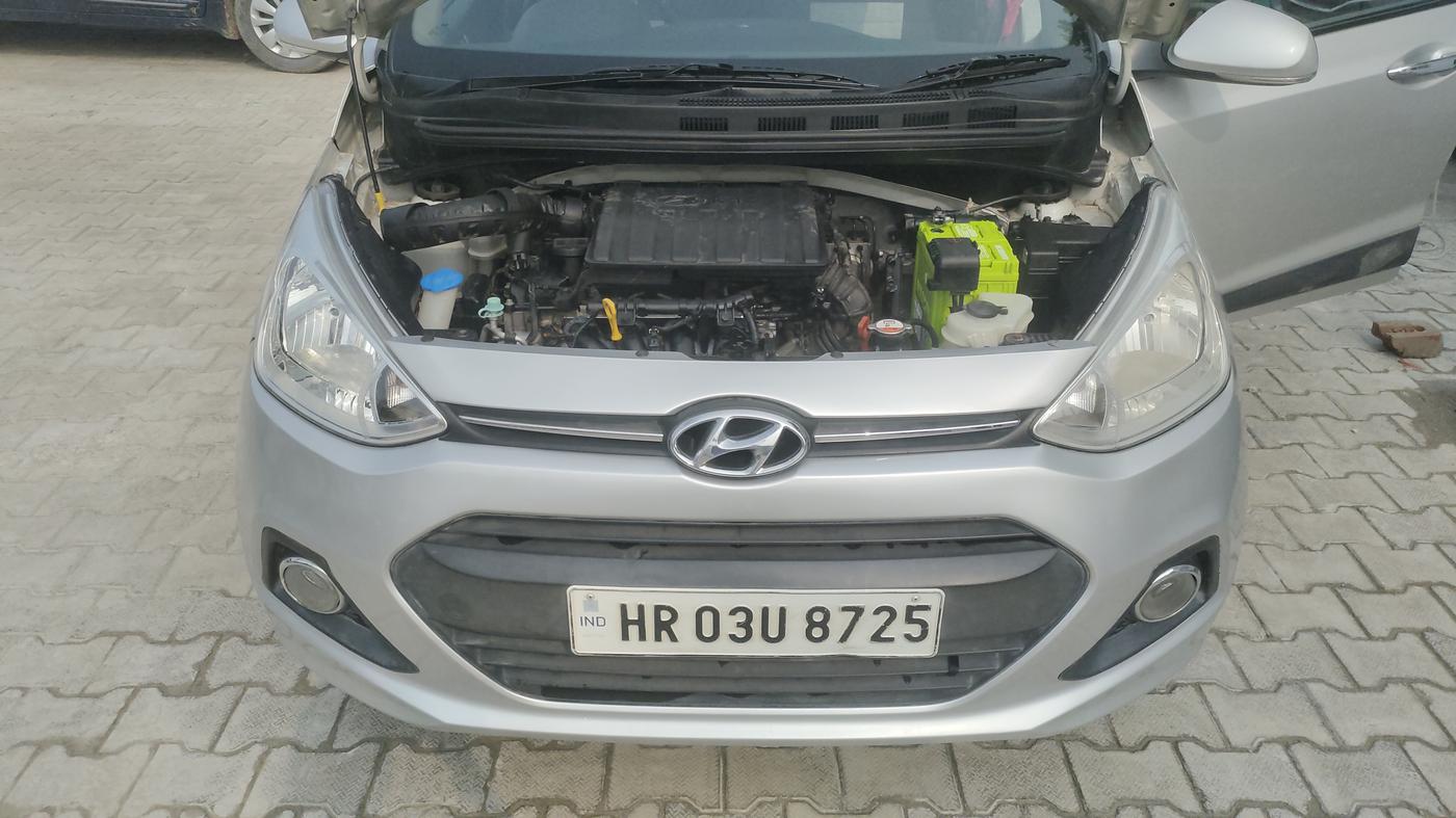 2016 Hyundai Grand i10 ASTA (O) AT 1.2 KAPPA VTVT, Petrol, Automatic, 55,073 km, Engine View - Right