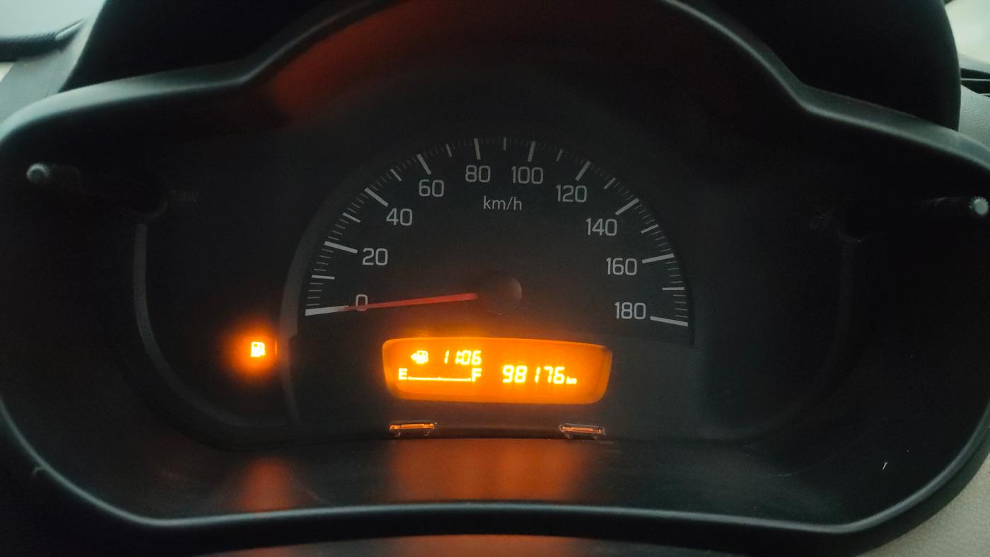 2014 Maruti Celerio VXI, Petrol, Manual, 98,165 km, Odometer Image