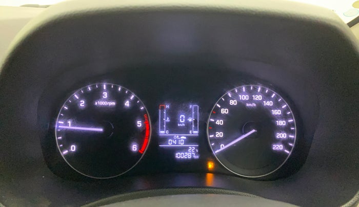 2017 Hyundai Creta SX PLUS 1.6 DIESEL, Diesel, Manual, 1,00,287 km, Odometer Image