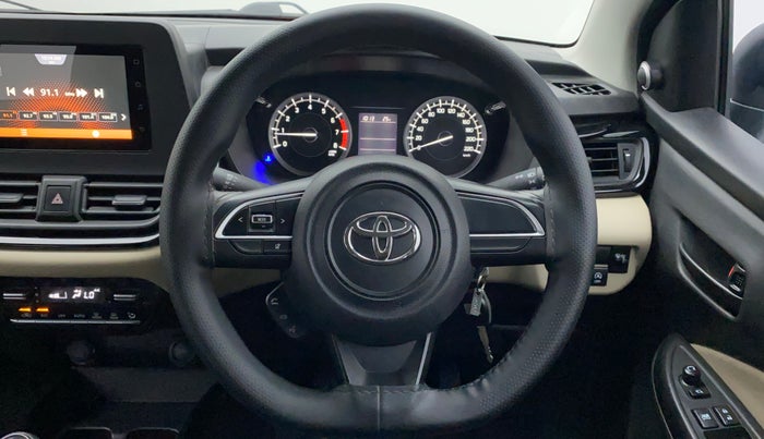 2022 Toyota Glanza S, Petrol, Manual, 16,192 km, Steering Wheel Close Up