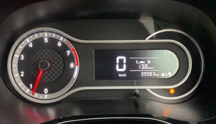 2020 Hyundai AURA SX 1.2, Petrol, Manual, 39,969 km, Odometer Image