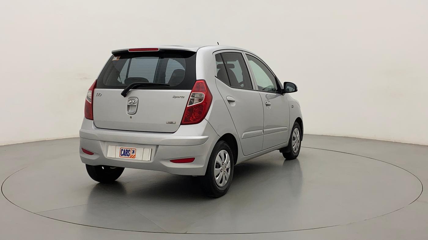 2013 Hyundai i10 SPORTZ 1.2, Petrol, Manual, 81,110 km, Right Back Diagonal