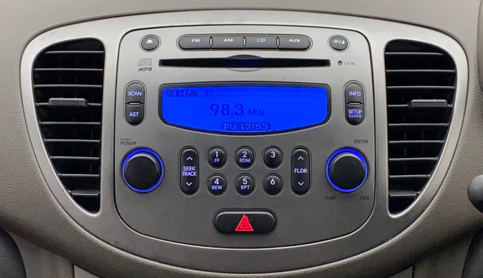 2013 Hyundai i10 SPORTZ 1.2, Petrol, Manual, 81,110 km, Infotainment System